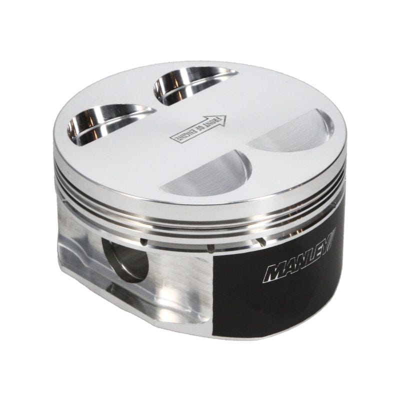 Manley Performance Piston Sets - Forged - 4cyl Manley 04+ Subaru WRX STi (EJ257) 75mm DE-STROKED 99.5mm STD Bore 9.8:1 Dish Piston Set with Rings