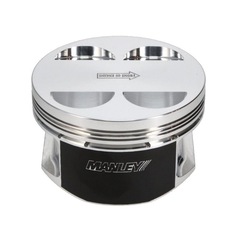 Manley Performance Piston Sets - Forged - 4cyl Manley 04+ Subaru WRX STi (EJ257) 75mm DE-STROKED 99.75mm +.25mm Bore 9.8:1 Dish Piston Set w/ Rings