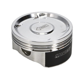 Manley Performance Piston Sets - Forged - 4cyl Manley 04+ Subaru WRX STi (EJ257) 83mm Stroker 99.5mm STD Bore 8.5:1 Dish Piston Set with Rings
