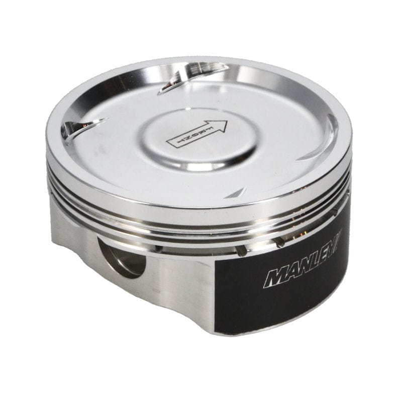 Manley Performance Piston Sets - Forged - 4cyl Manley 04+ Subaru WRX STi (EJ257) 83mm Stroker 99.5mm STD Bore 8.5:1 Dish Piston Set with Rings