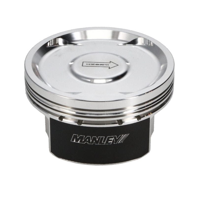 Manley Performance Piston Sets - Forged - 4cyl Manley 04+ Subaru WRX STi (EJ257) 83mm Stroker 99.5mm STD Bore 8.5:1 Dish Piston Set with Rings