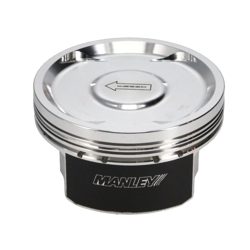 Manley Performance Piston Sets - Forged - 4cyl Manley 04+ Subaru WRX STi (EJ257) 83mm Stroker 99.5mm STD Bore 8.5:1 Dish Piston Set with Rings