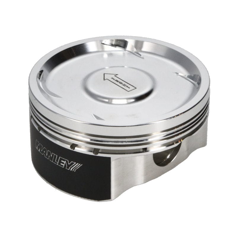 Manley Performance Piston Sets - Forged - 4cyl Manley 04+ Subaru WRX STi (EJ257) 83mm Stroker 99.5mm STD Bore 8.5:1 Dish Piston Set with Rings