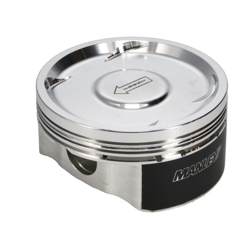 Manley Performance Piston Sets - Forged - 4cyl Manley 04+ Subaru WRX STi (EJ257) 83mm Stroker 99.75mm +0.25mm Bore 8.5:1 Dish Piston Set with Rings