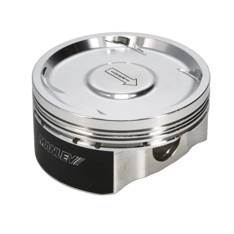 Manley Performance Piston Sets - Forged - 4cyl Manley 04+ Subaru WRX STi (EJ257) 83mm Stroker 99.75mm +0.25mm Bore 8.5:1 Dish Piston Set with Rings