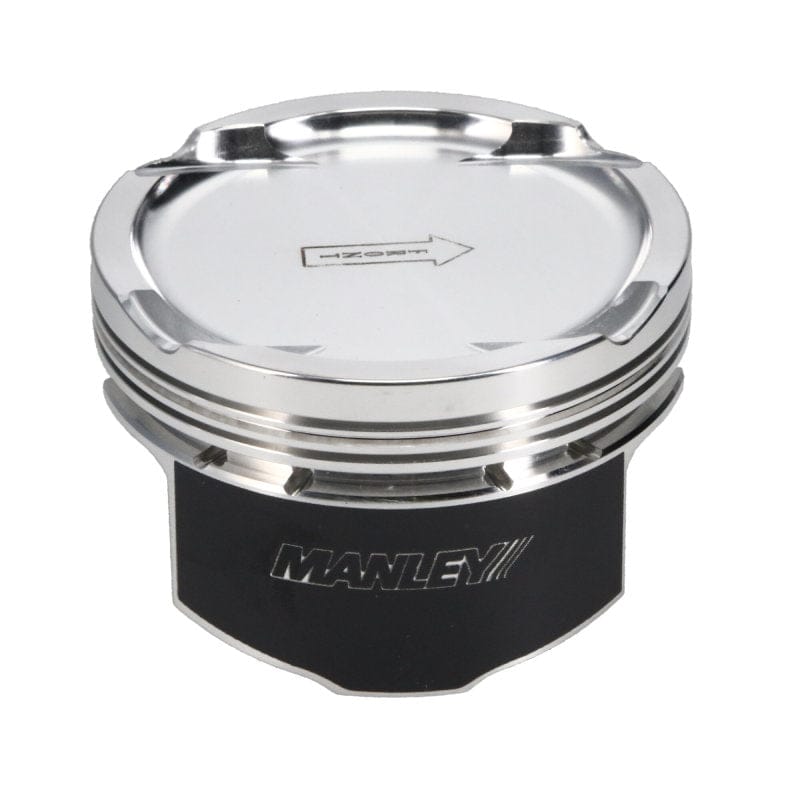 Manley Performance Piston Sets - Forged - 4cyl Manley 08+ Mitsubishi Evo X (4B11T) 94mm Stroker 86.0mm STD Size Bore 9.0:1 Dish Piston Set w/ Rings