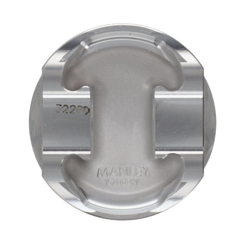 Manley Performance Piston Sets - Forged - 4cyl Manley 98+ Subaru WRX (EJ205) 79mm +4mm Stroker 92mm STD Bore 8.5:1 Dish Piston Set with Rings