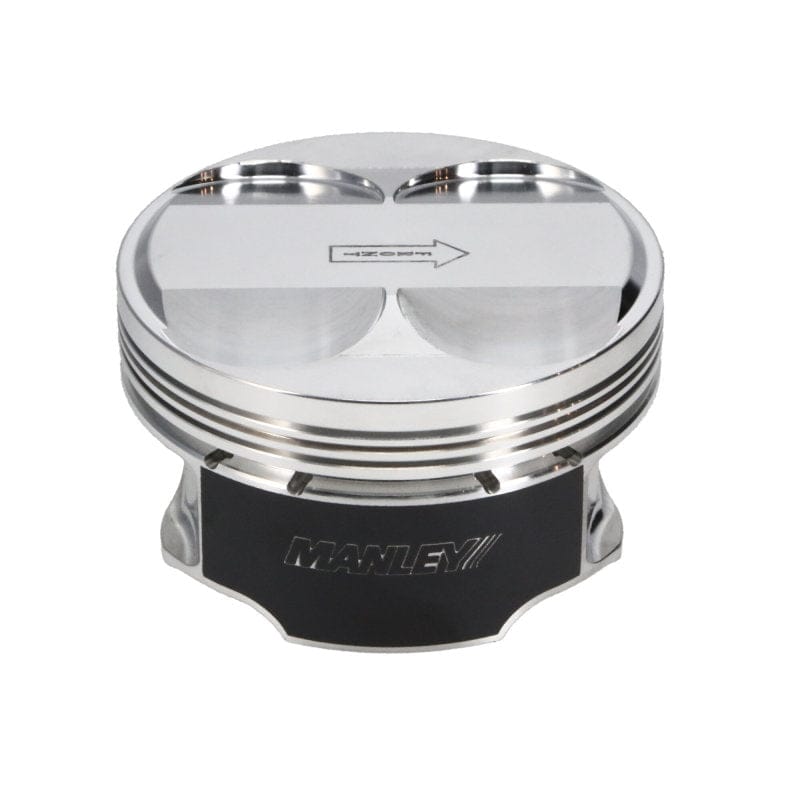 Manley Performance Piston Sets - Forged - 6cyl Manley 03-07 Nissan 350Z/Maxima 81.4mm Stroker 95.75mm +.25 Bore 11.0:1 Dome Piston Set w/Rings