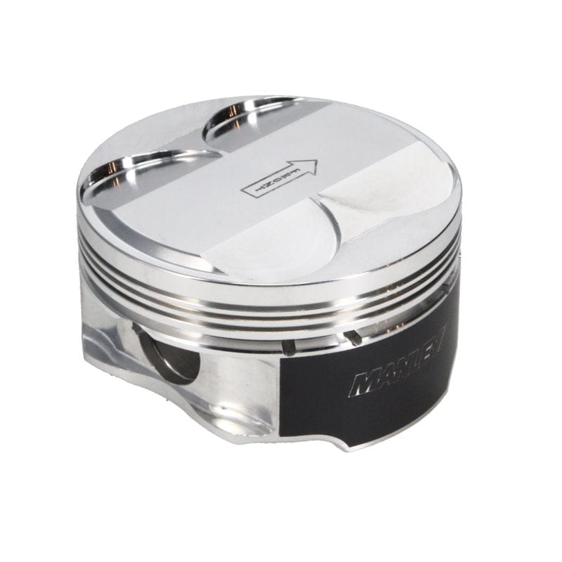 Manley Performance Piston Sets - Forged - 6cyl Manley 03-07 Nissan 350Z/ Maxima 81.4mm Stroker 96.0mm +.5 Bore 11.0:1 Dome Piston Set w/Rings