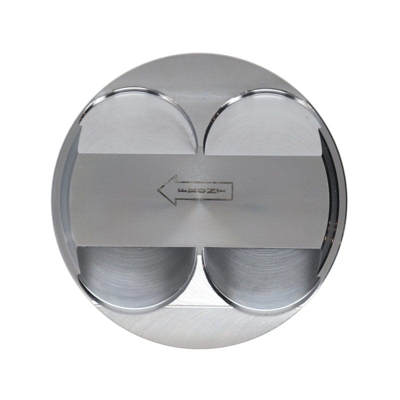 Manley Performance Piston Sets - Forged - 6cyl Manley 03-07 Nissan 350Z/ Maxima 81.4mm Stroker 96.0mm +.5 Bore 11.0:1 Dome Piston Set w/Rings