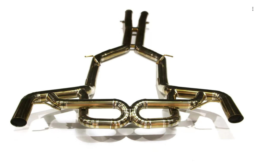 P1Spec Mercedes Benz AMG-GTC GTR GTS 2016-2020 4.0T(C190) Stainless Steel Catback