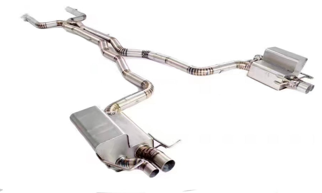 P1Spec Mercedes Benz C63 AMG W205 2015-2017 4.0T Stainless Steel Catback