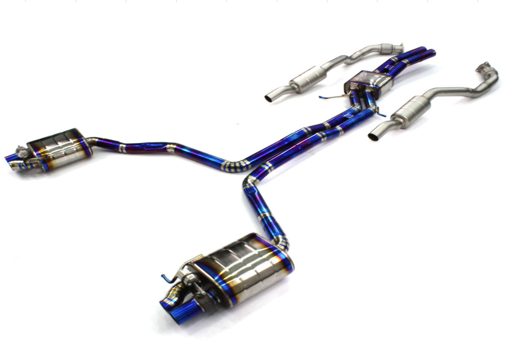 P1Spec Audi S6/S7/RS6/RS7 C7 2013-2015 4.0T Titanium Catback