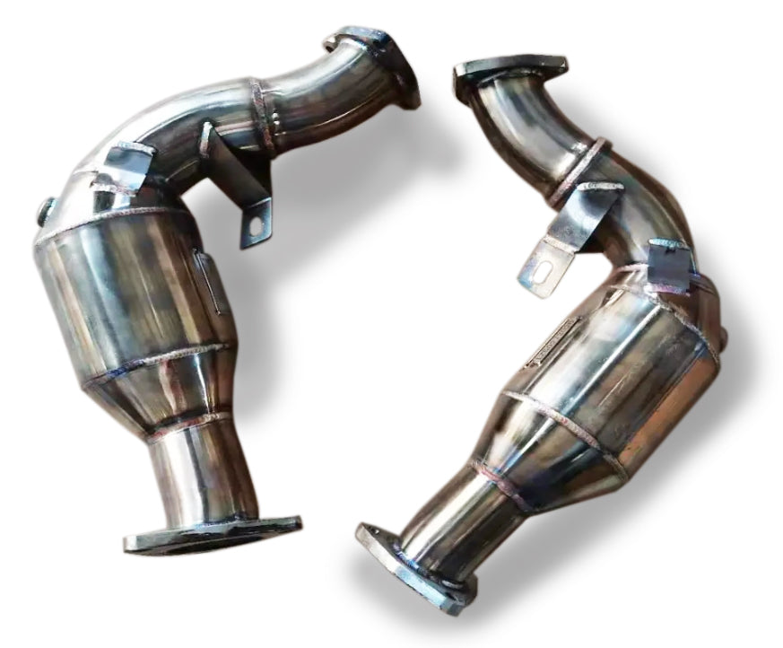 P1Spec Audi S4/S5 B8 2009-2015 3.0T Downpipe Catless with Heatshield