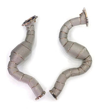 Load image into Gallery viewer, P1Spec Audi S6/S7/RS6/RS7 C7 2013-2015 4.0T Downpipe Catless with Heatshield