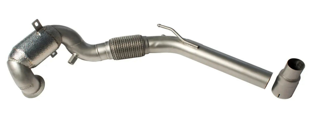P1Spec Volkswagen 7/7.5 GTI 2.0T Downpipe 200 Cells Catted with Heatshield