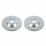 Power Stop 19-20 Mercedes-Benz CLS450 Rear Evolution Drilled & Slotted Rotors - Pair