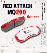Load image into Gallery viewer, Red Attack Brake Pads - Performance Red Attack Porsche Macan GTS 95B 2015- 2.9T Rear Brake Pads